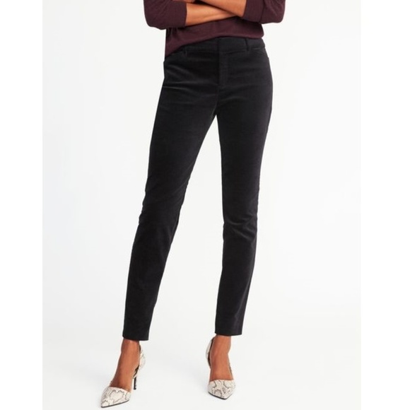 old navy velvet pixie pants